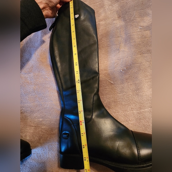 Horze tall Equestrian Black Boots 7.5 - Picture 12 of 13